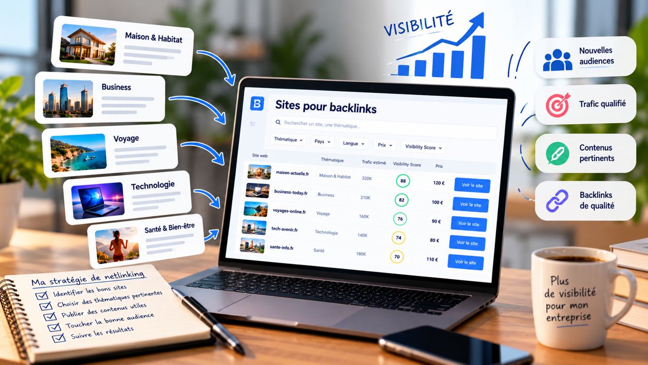 Sites pour backlinks : où publier des articles pour gagner en visibilité et toucher les bonnes audiences ?